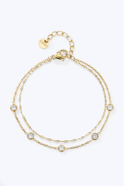 Stainless steel bracelet 324AQ372