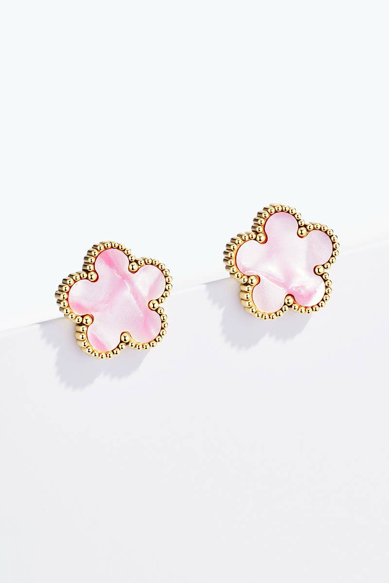 Boucles d'oreilles en acier inoxydable 124AQ001