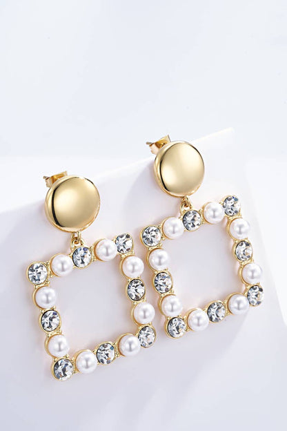 Boucles d'oreilles en acier inoxydable 124AQ220
