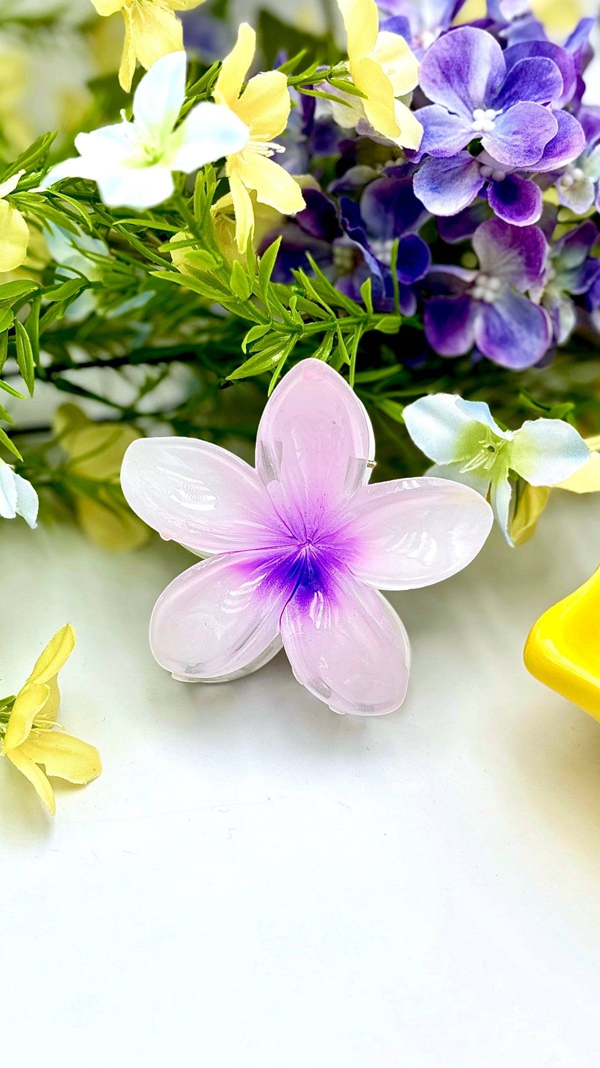 YH34 flower hair clip
