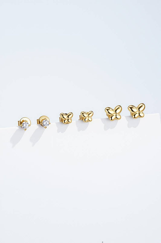 124AQ432 stainless steel earrings