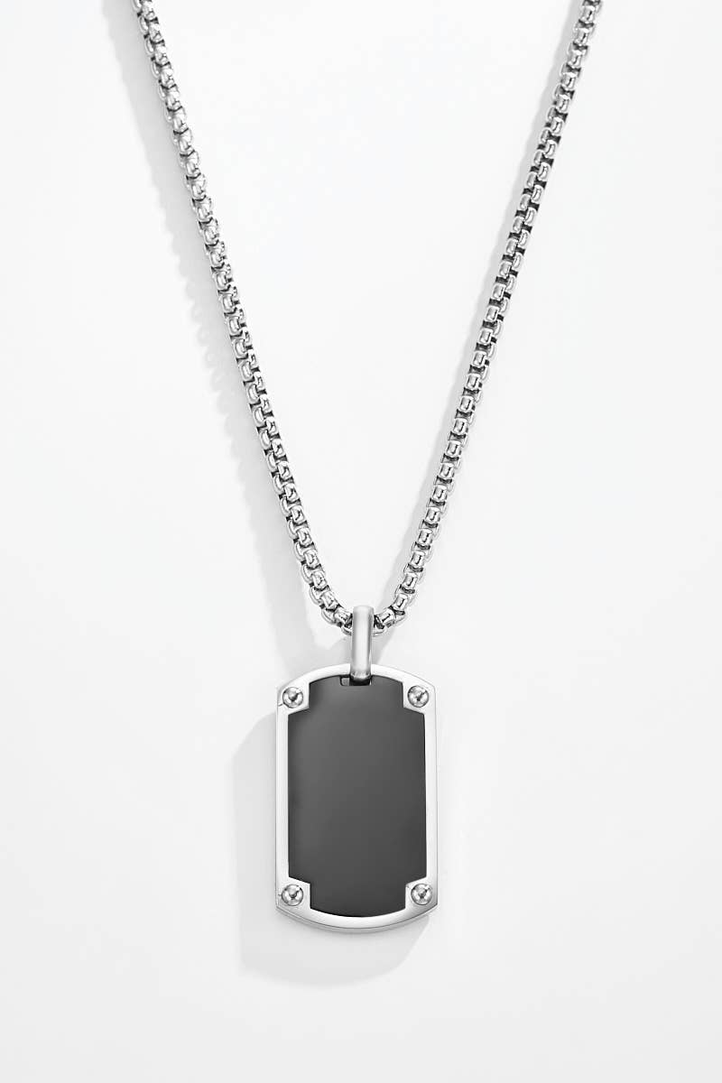 Stainless steel necklace 224OP09