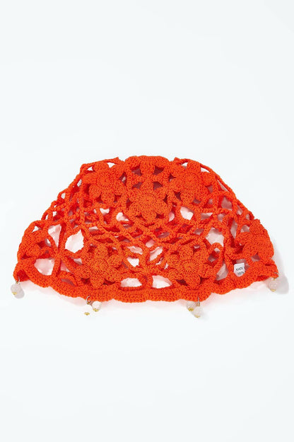 MJ500HS cotton crochet beanie