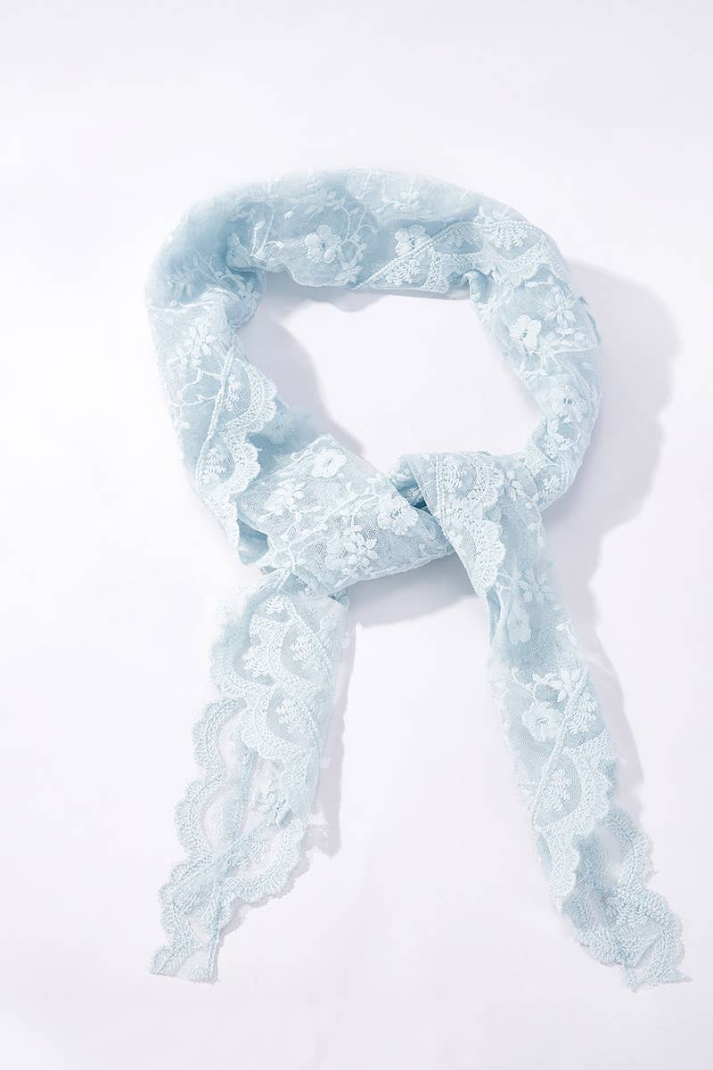 Viscose lace scarf FL300DF