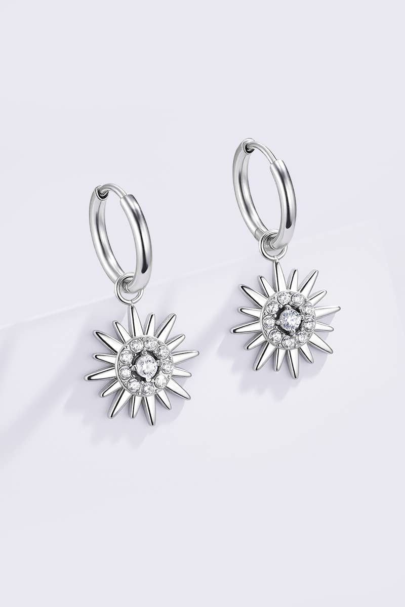 Stainless steel earrings 124AQ557