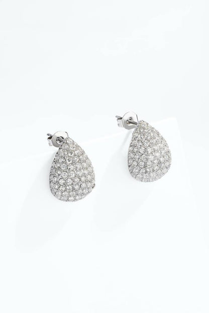 Stainless steel earrings 124AQ679