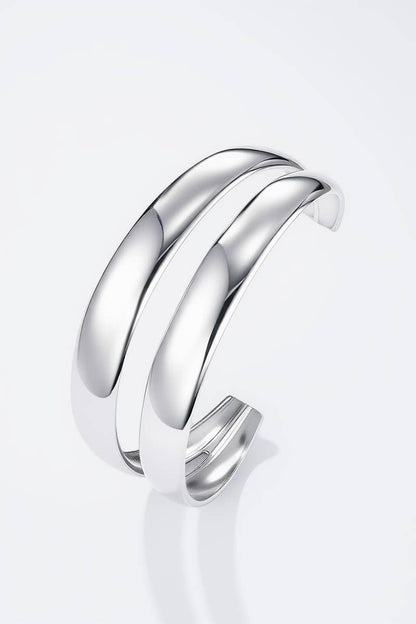 Bracelet jonc en acier inoxydable 324AQ252