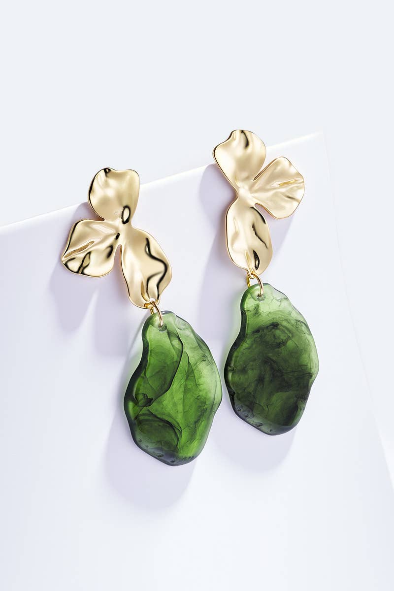 Stainless steel earrings 124AQ505