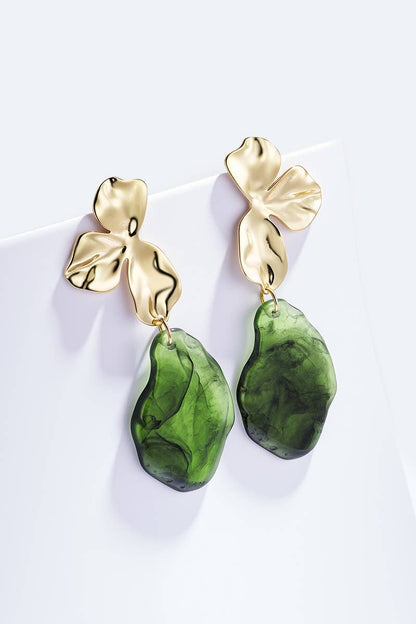 Stainless steel earrings 124AQ505