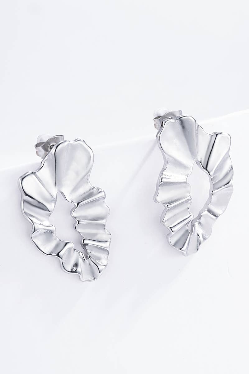 Boucles d'oreilles en acier inoxydable 124DY29