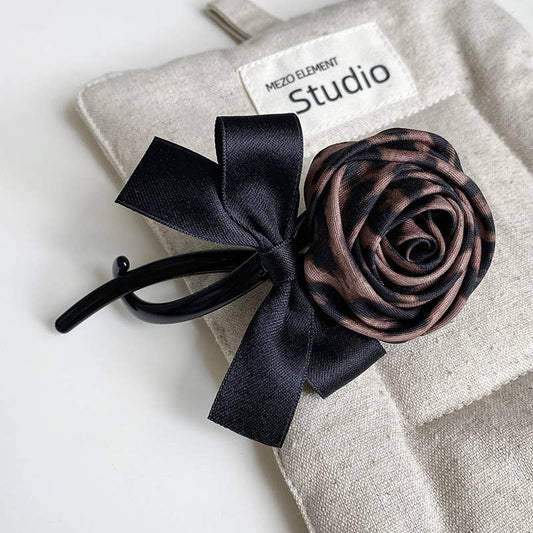 Chouchou avec fleurs et nœud ST8