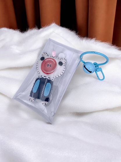 Porte-clé peluche avec clochette JSG23