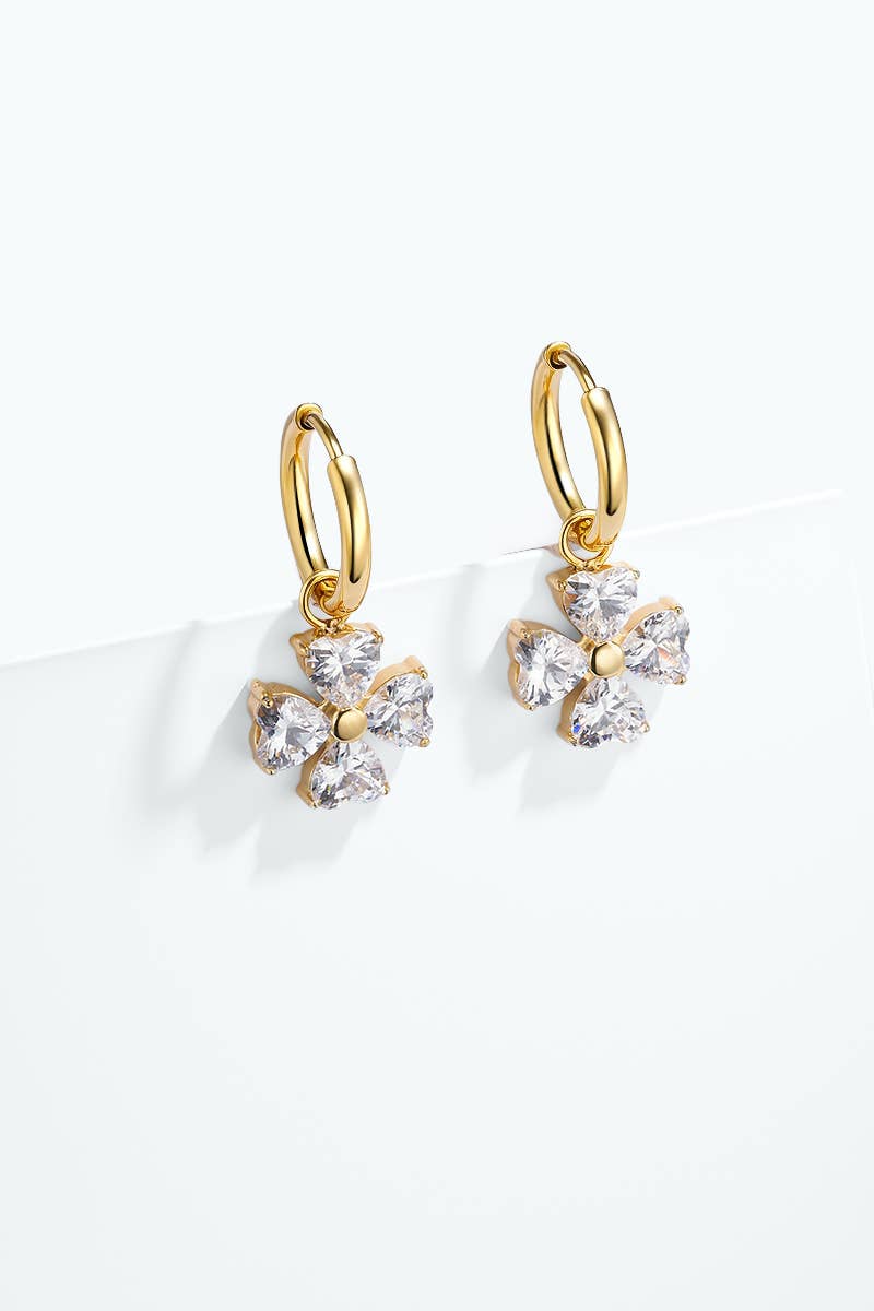 Boucles d'oreilles en acier inoxydable 124AQ612
