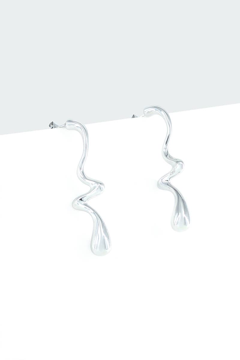 Boucles d'oreilles en acier inoxydable 124AQ281