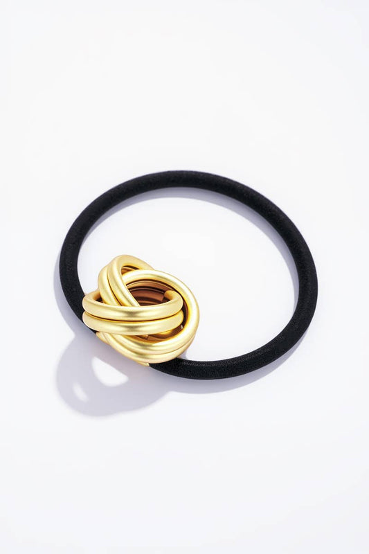 Metallic elastic hair tie ST39