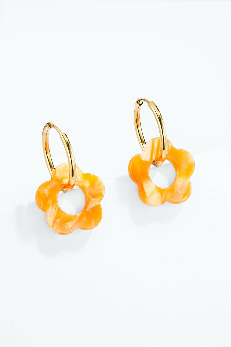 Boucles d'oreille en acier inoxydable 124RX363 - 424RX363