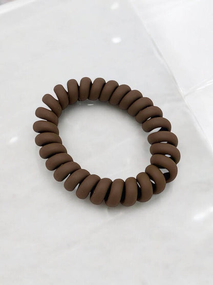 Chouchou élastique en spirale mat JD02