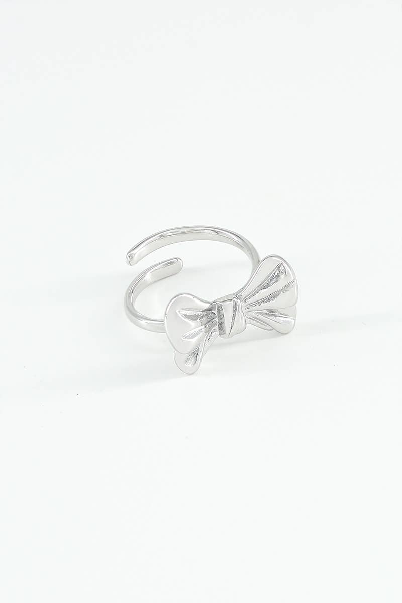 Stainless steel knot ring 424AQ102
