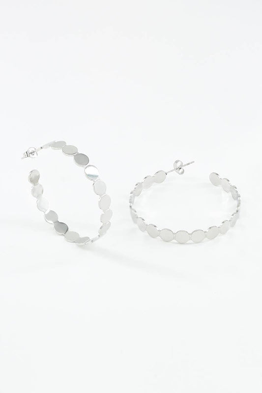 124RX98 stainless steel earrings