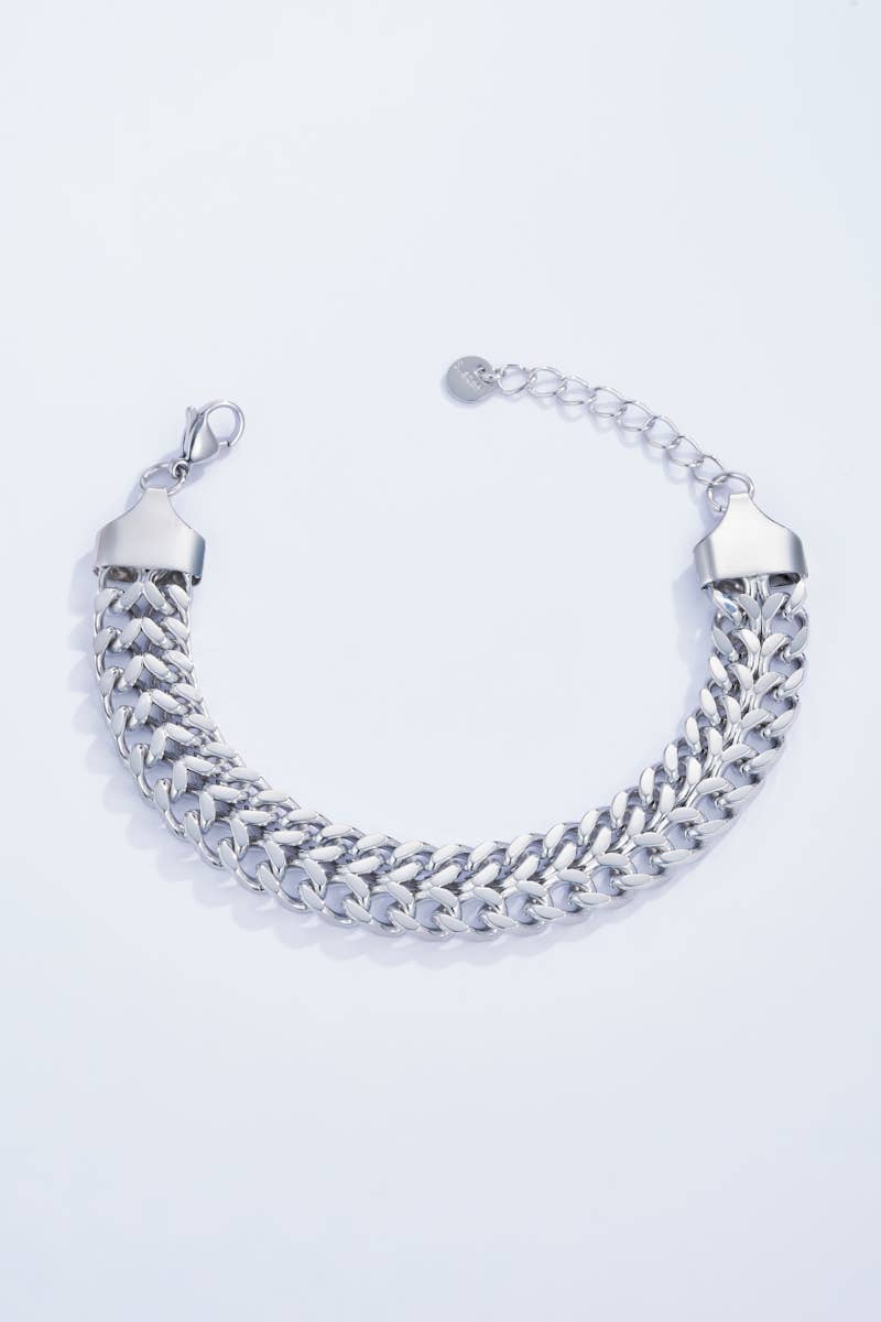 Bracelet chaîne en acier inoxydable 324AQ01
