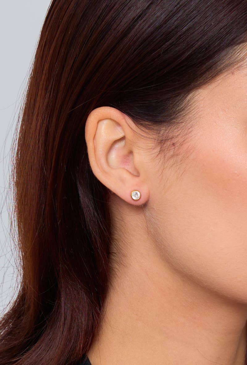 Boucles D'Oreilles Puces En Acier Inoxydable 124AQ121N129