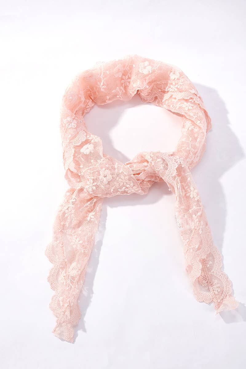 Viscose lace scarf FL300DF