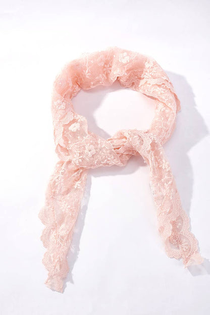 Viscose lace scarf FL300DF