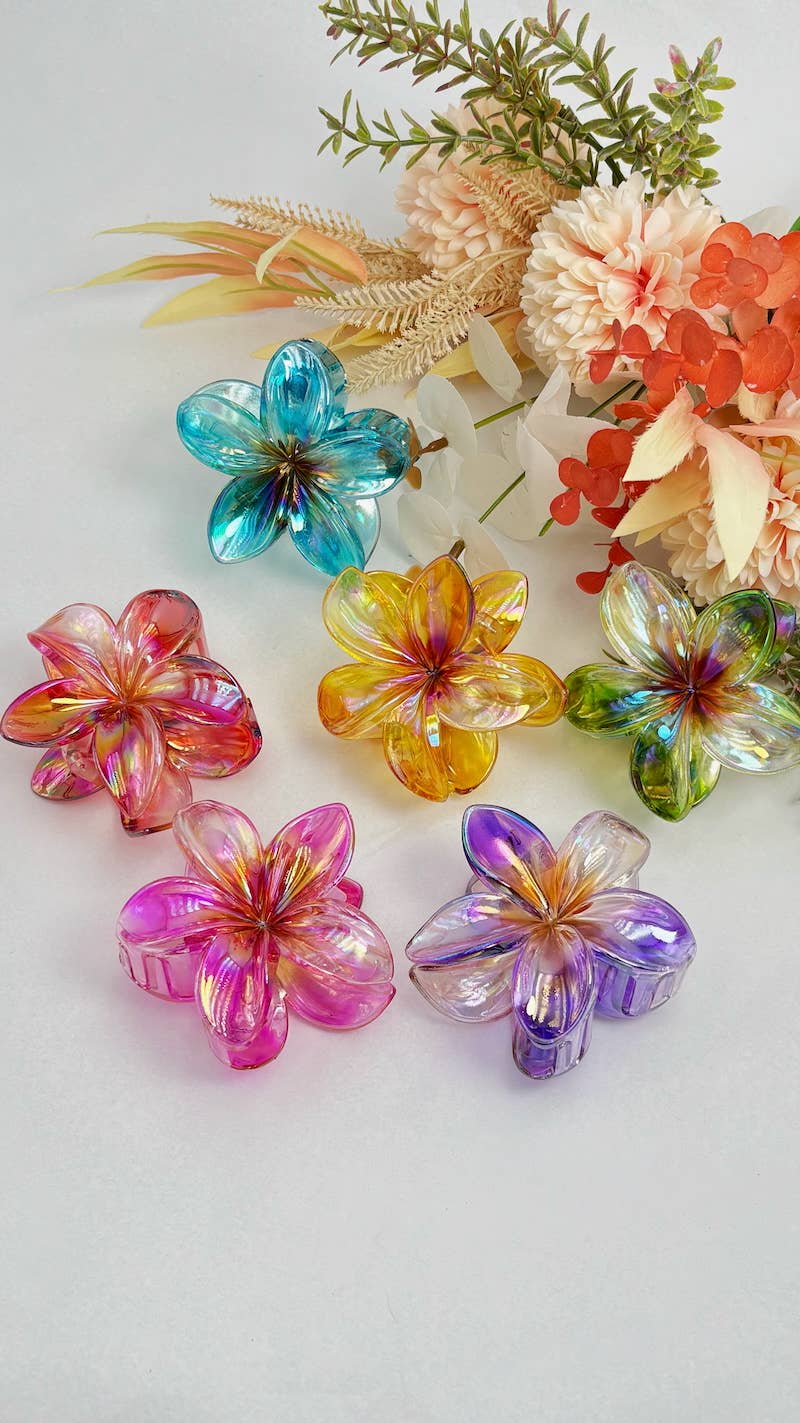 Pince à cheveux fleur YH32