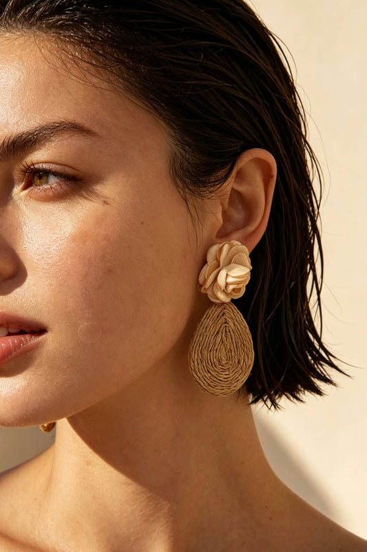 Boucles d'oreilles avec puce en acier inoxydable 124NN20