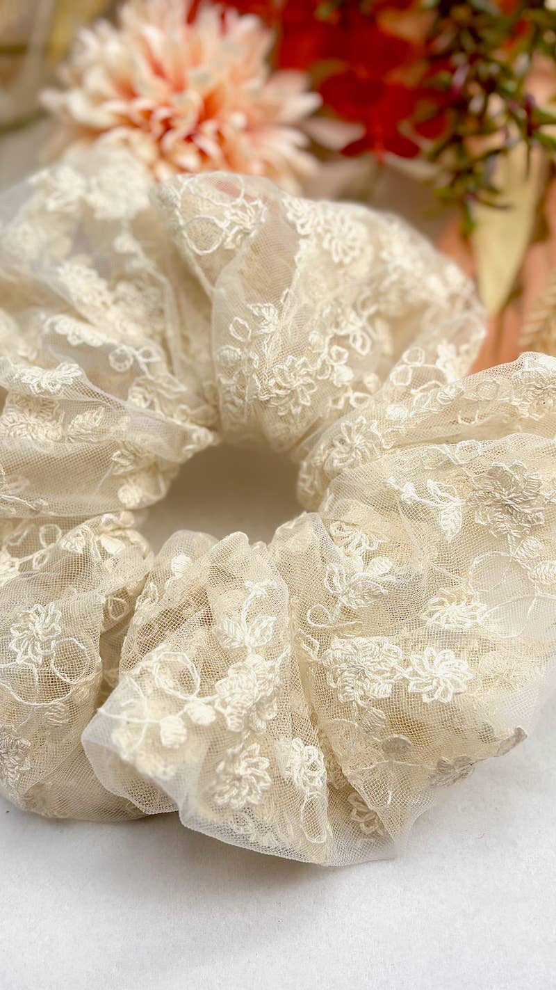 Chouchou en dentelle 15cm FQ60