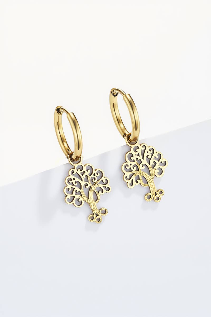 Stainless steel earrings 124RX105