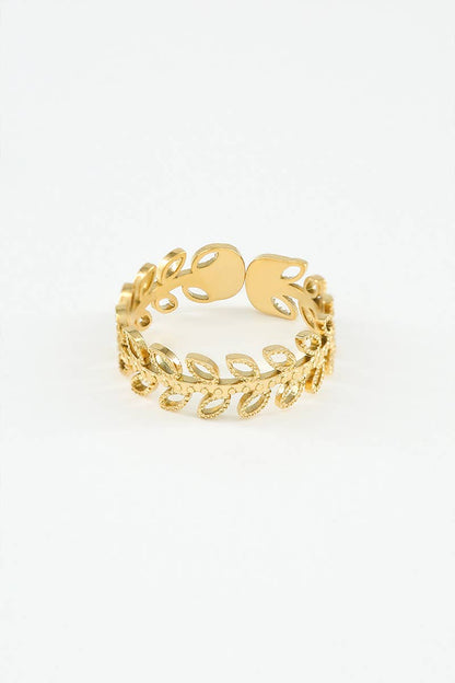 424RX75 stainless steel vine ring