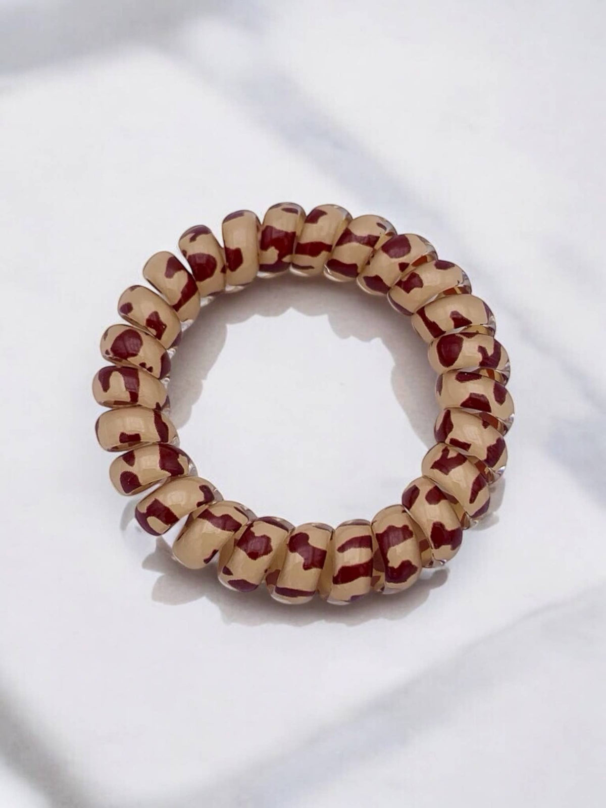 JD03 spotted spiral hair coil