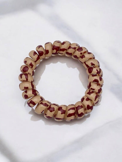 JD03 spotted spiral hair coil