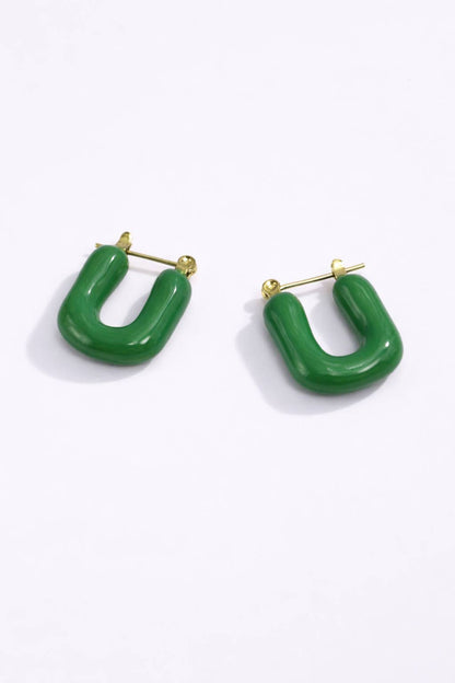 Boucles d'oreille créoles en acier inoxydable 1241A100N103N