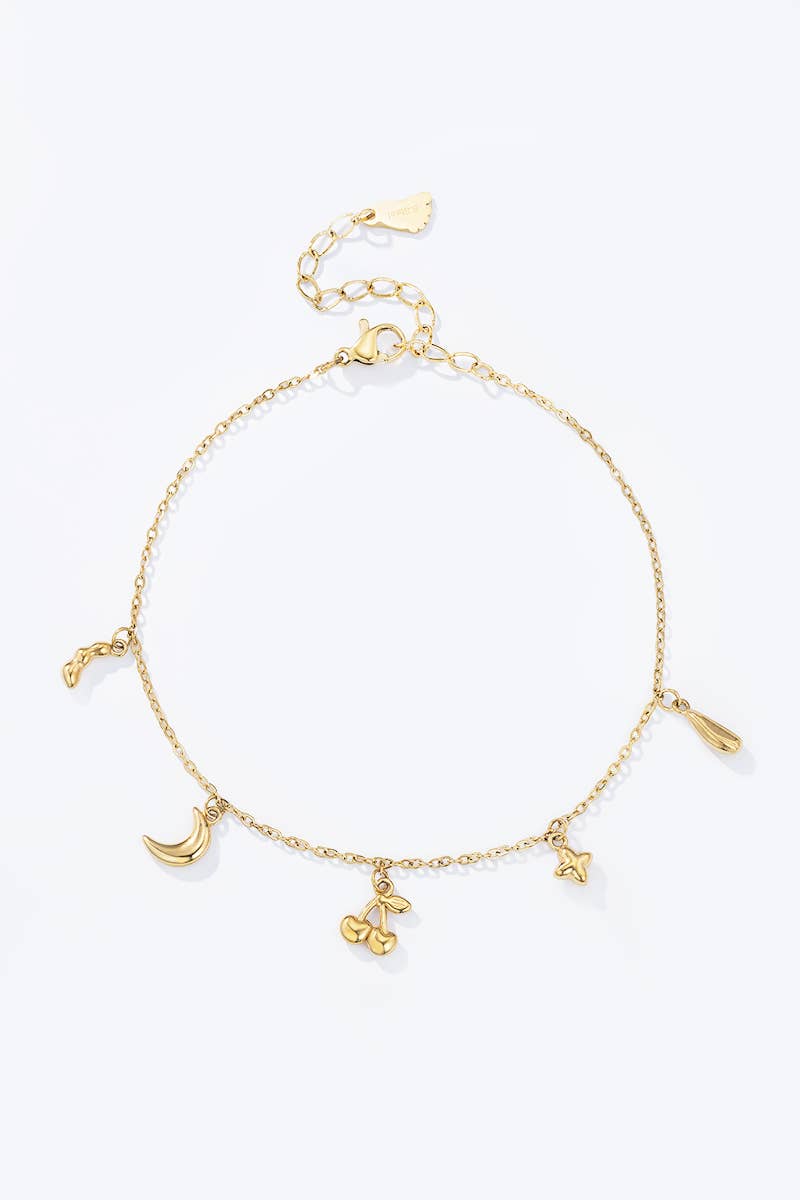 Stainless steel ankle chains 624AQ81