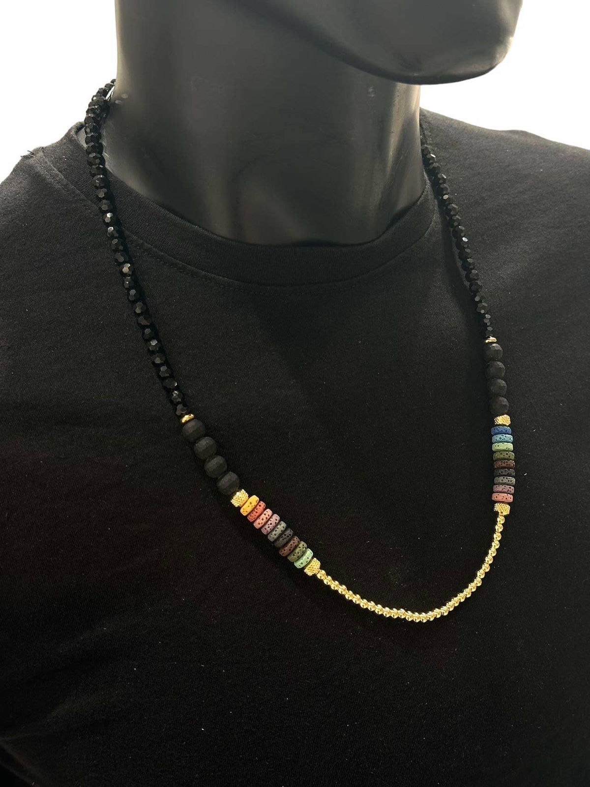 Natural stone necklace 224DS14