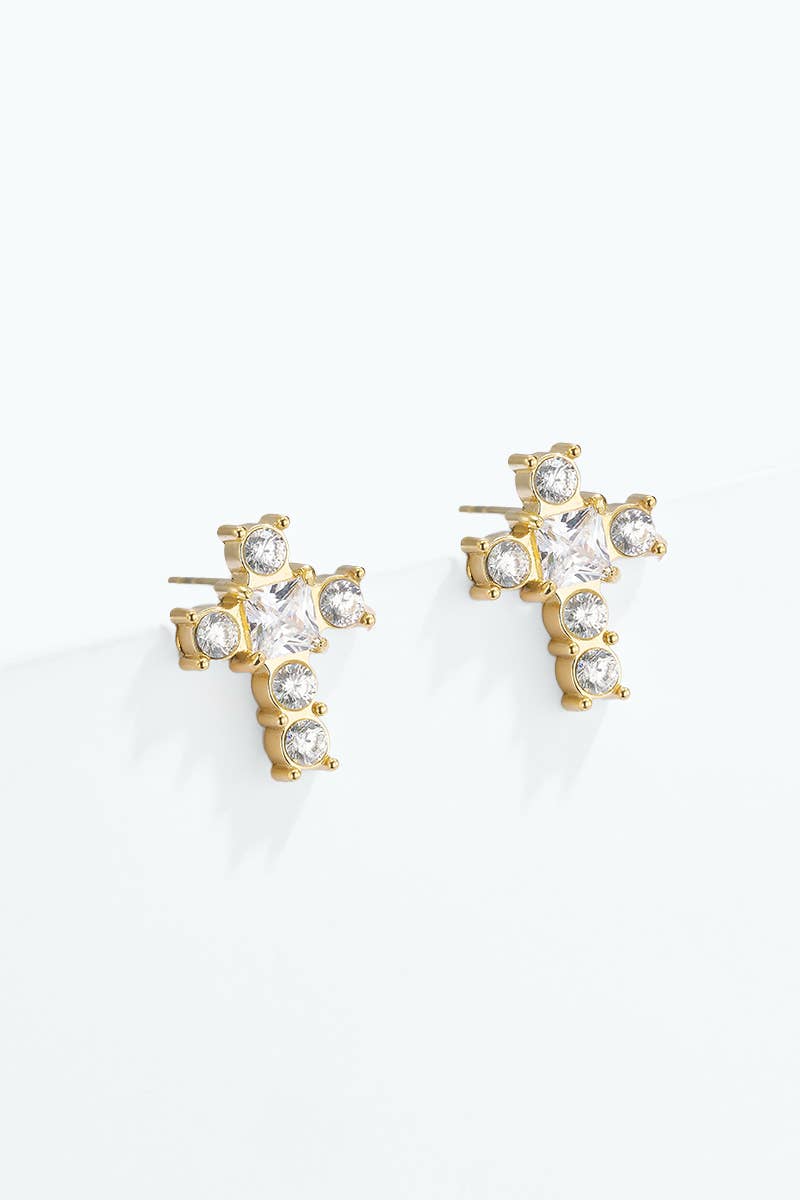 Boucles d'oreilles en acier inoxydable 124RX337
