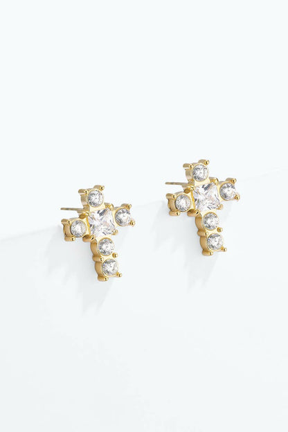 Boucles d'oreilles en acier inoxydable 124RX337