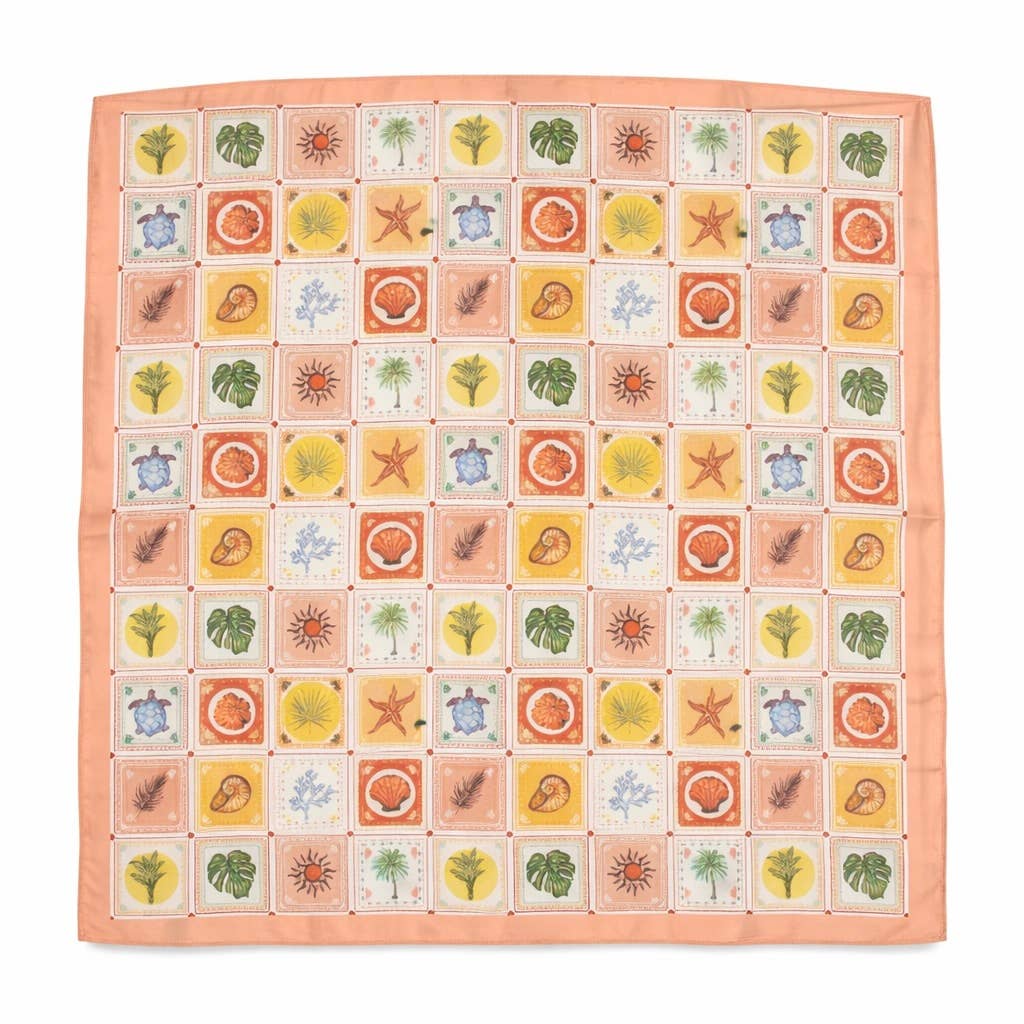 Foulard à motif 65 X 65 CM FL317DF