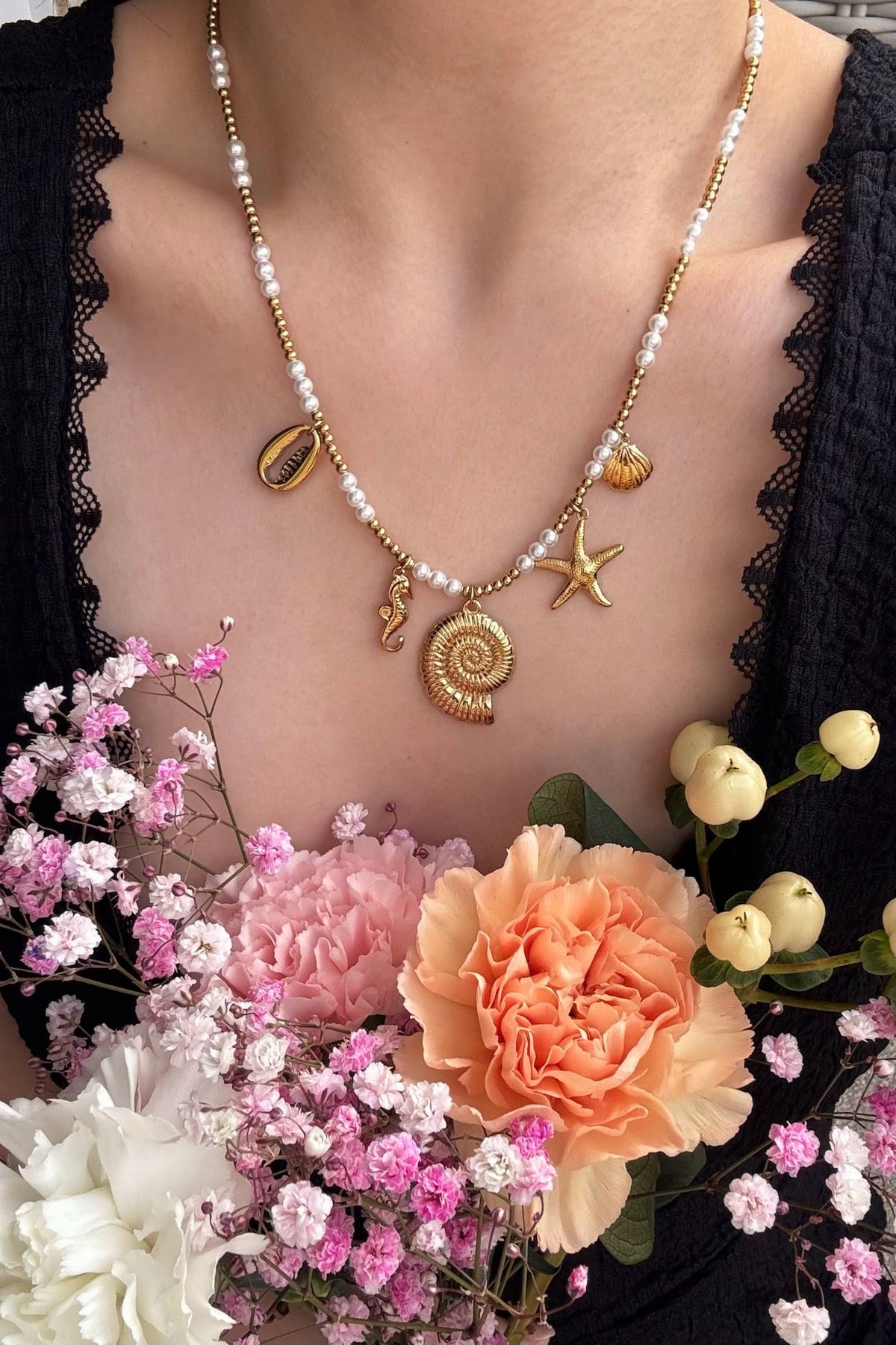 224AQ137 stainless steel necklaces