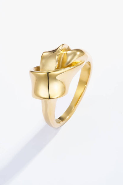 Stainless steel knot ring 424YC23