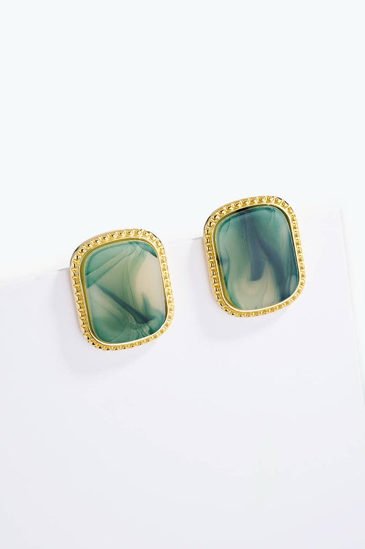 Stainless steel earrings 124AQ673