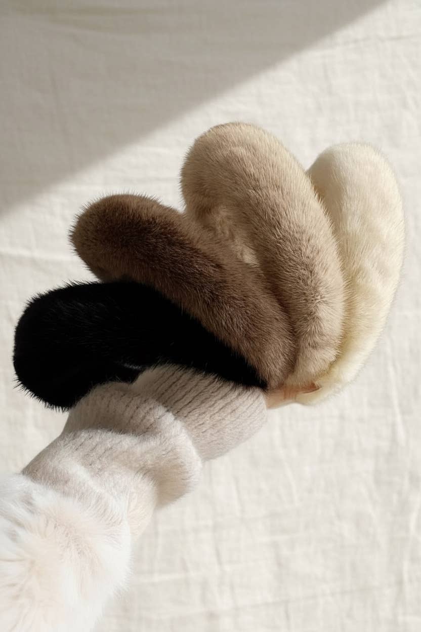 ST200 Faux fur headband