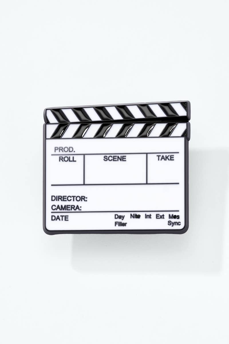 Pin's en résine Clap de cinéma BHY149XC
