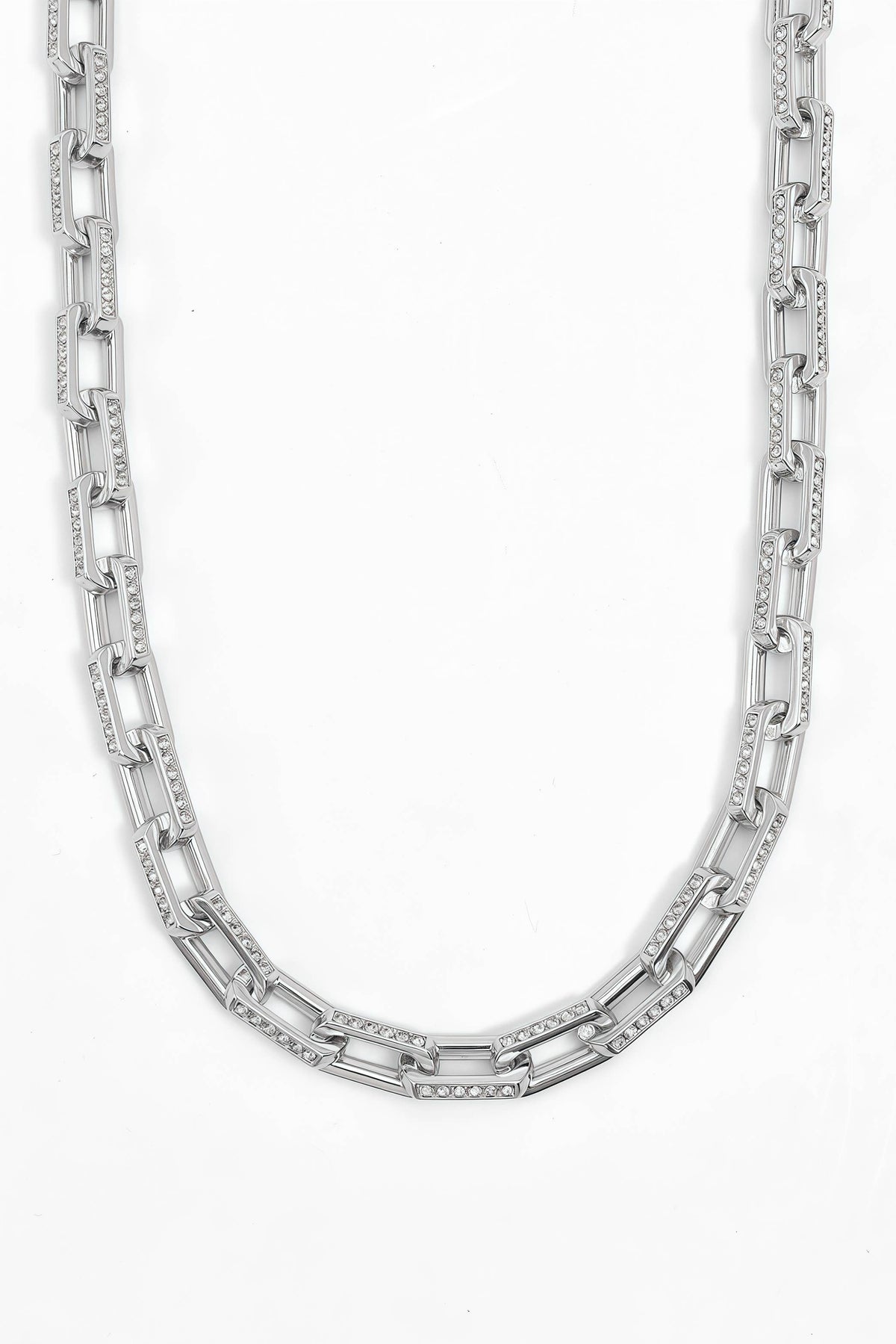 50cm rhinestone chain, alloy, 224KL22