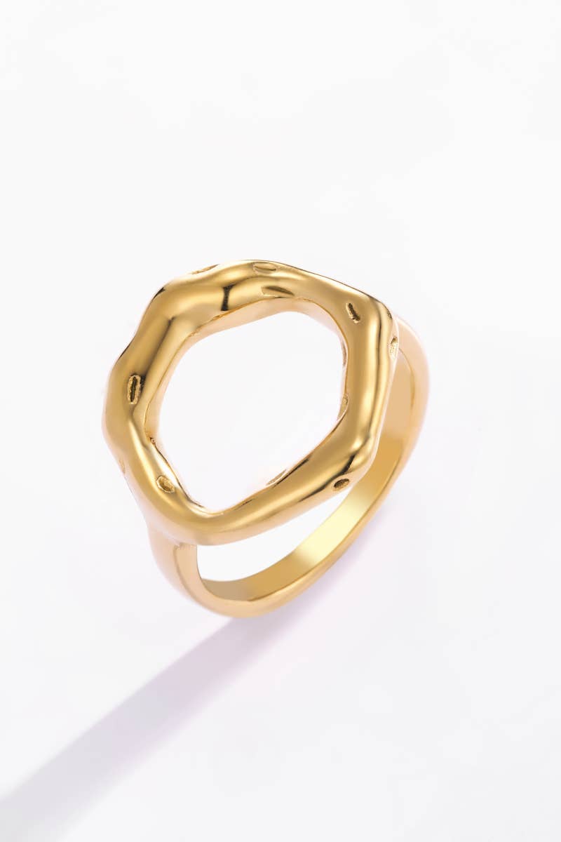 Bague texturé en acier inoxydable 424YC04