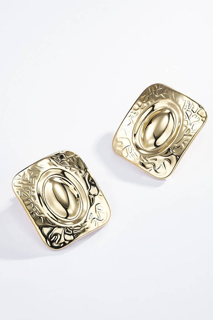 Boucles d'oreilles en acier inoxydable 124AQ251