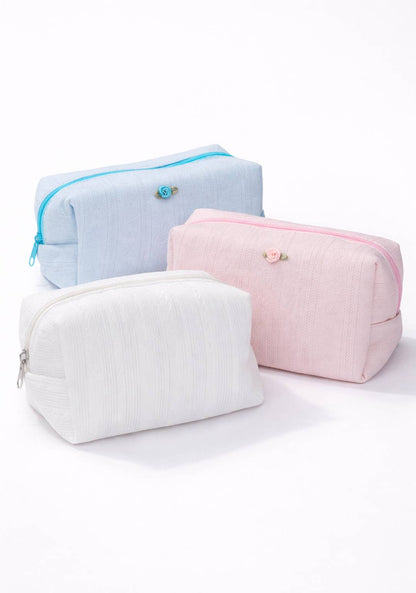 Textured toiletry bag CY302JH