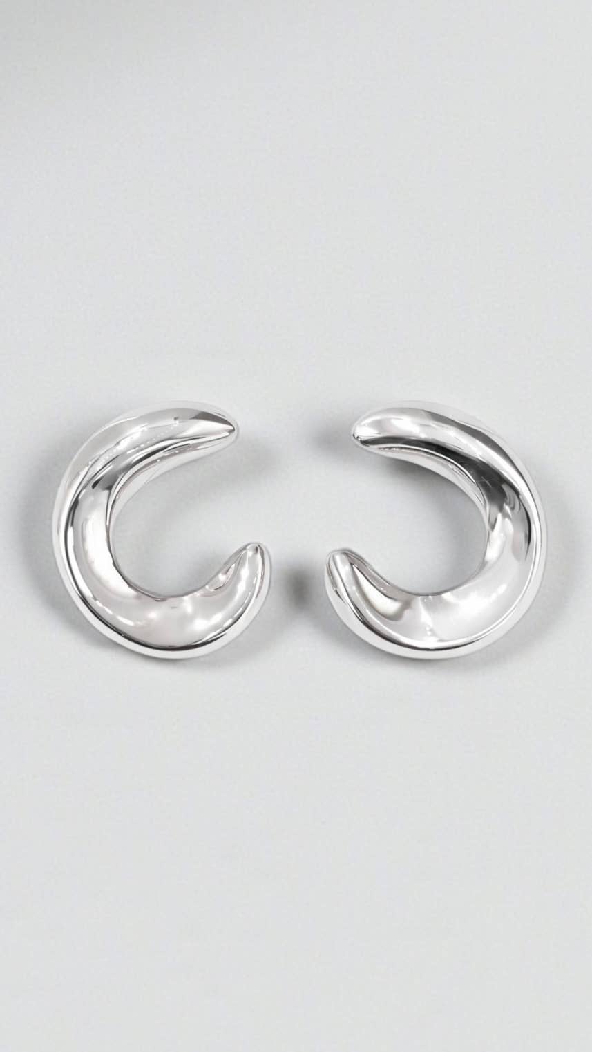 Boucles d'oreilles en acier inoxydable 124AQ65N